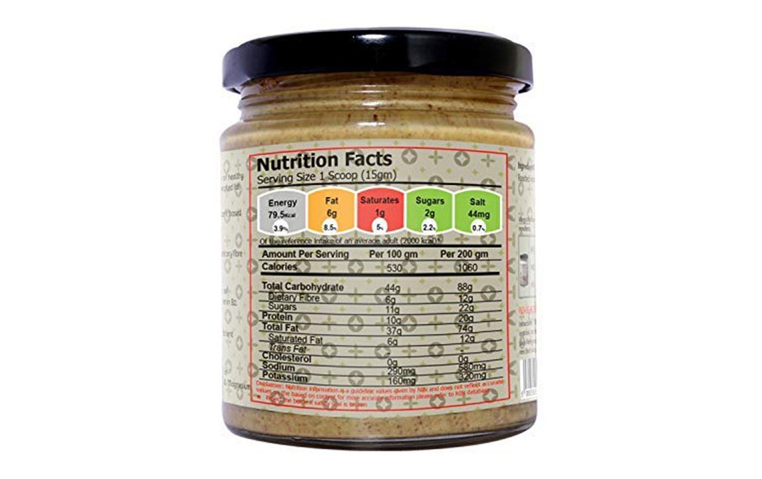 Delicieux All Natural Almond Butter Macadamia Nut   Glass Jar  200 grams